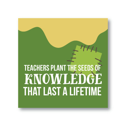 teachers plant seeds of knowledge that last a lifetime Treat Tags-Wizard of Oz