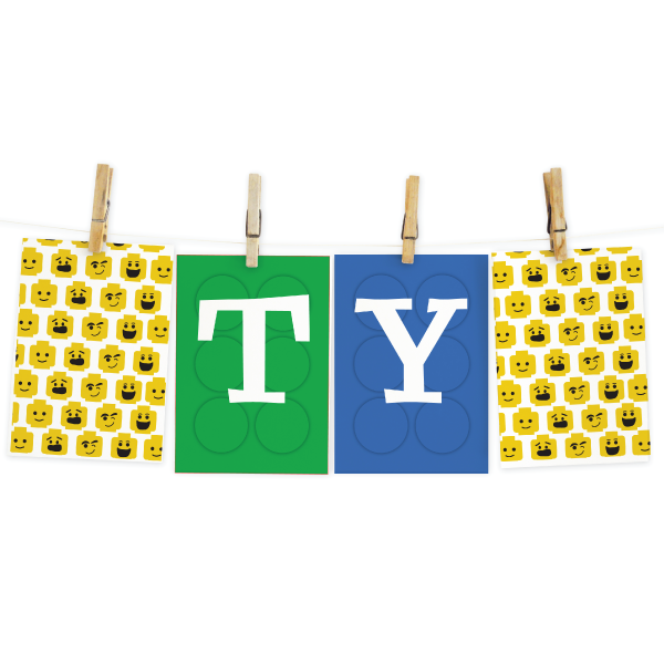 Lego bunting sale