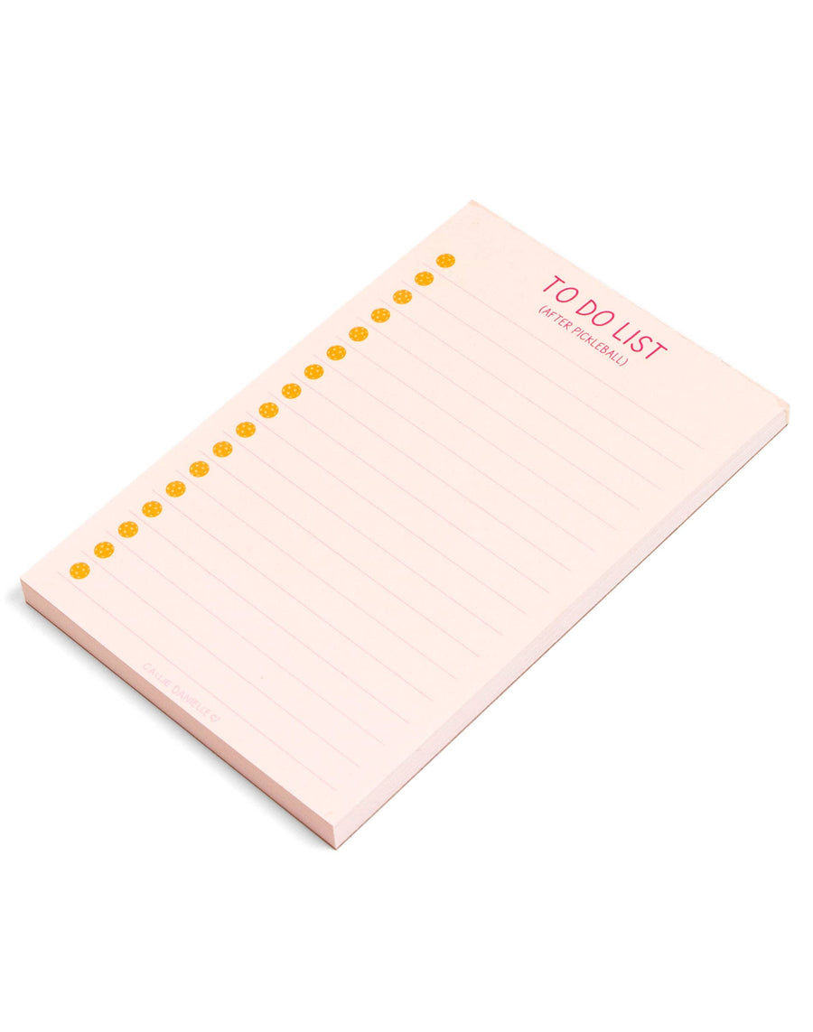 To Do List After Pickleball Notepad