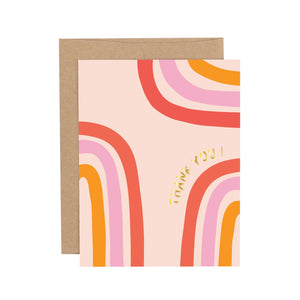 Thank You Rainbow Arches Greeting Card