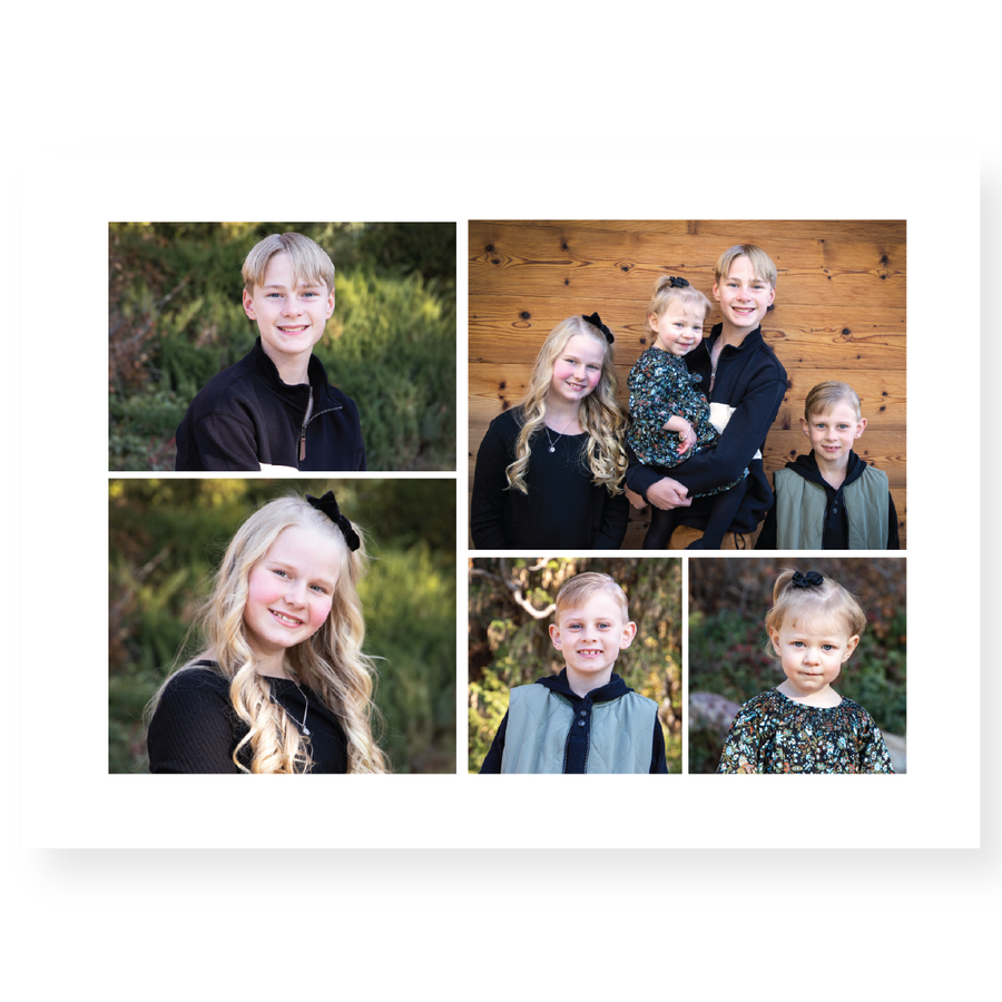 Holiday Card Back//The Baumgartners