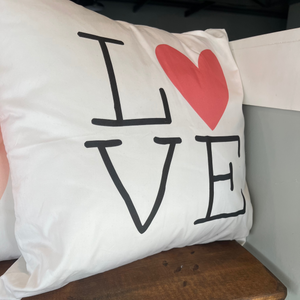 Valentines Day LOVE Pillow