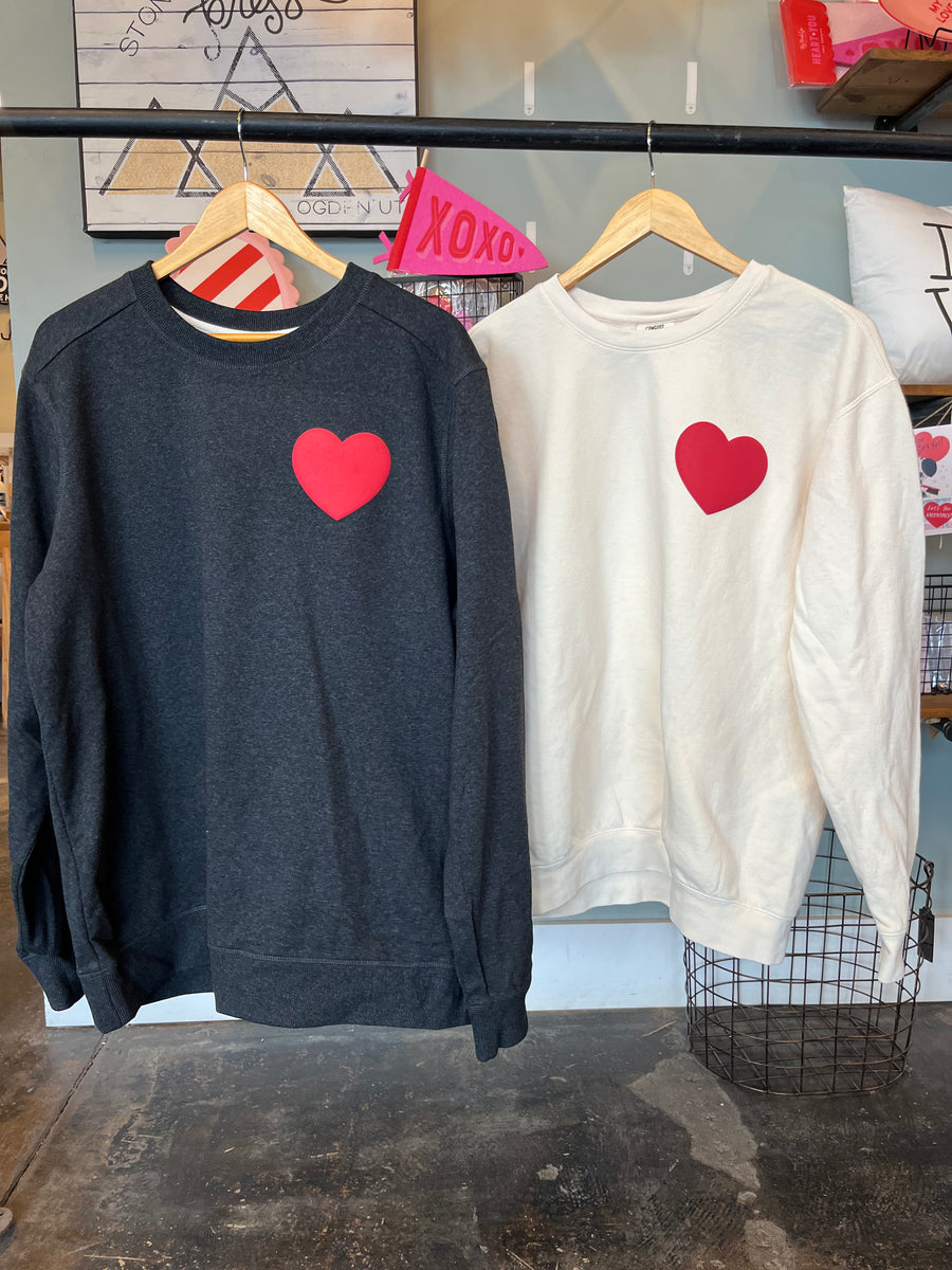 Heart Icon Crewneck Sweatshirt