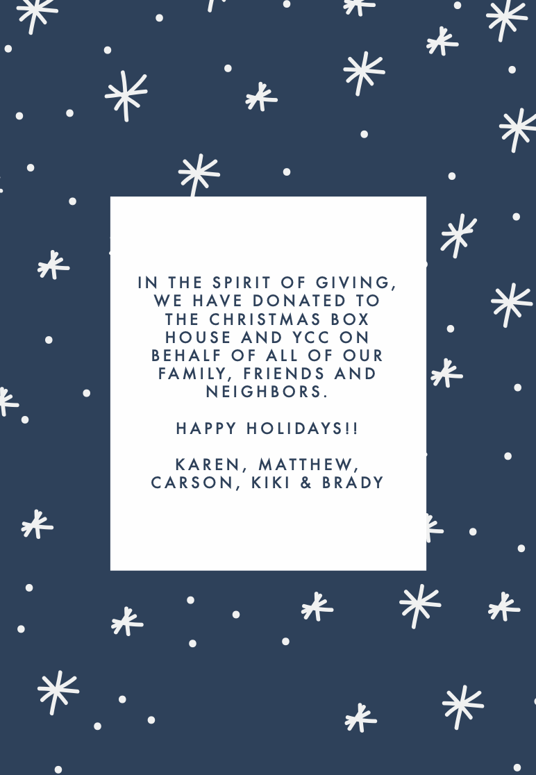 Holiday Card Back//Reindeer Games