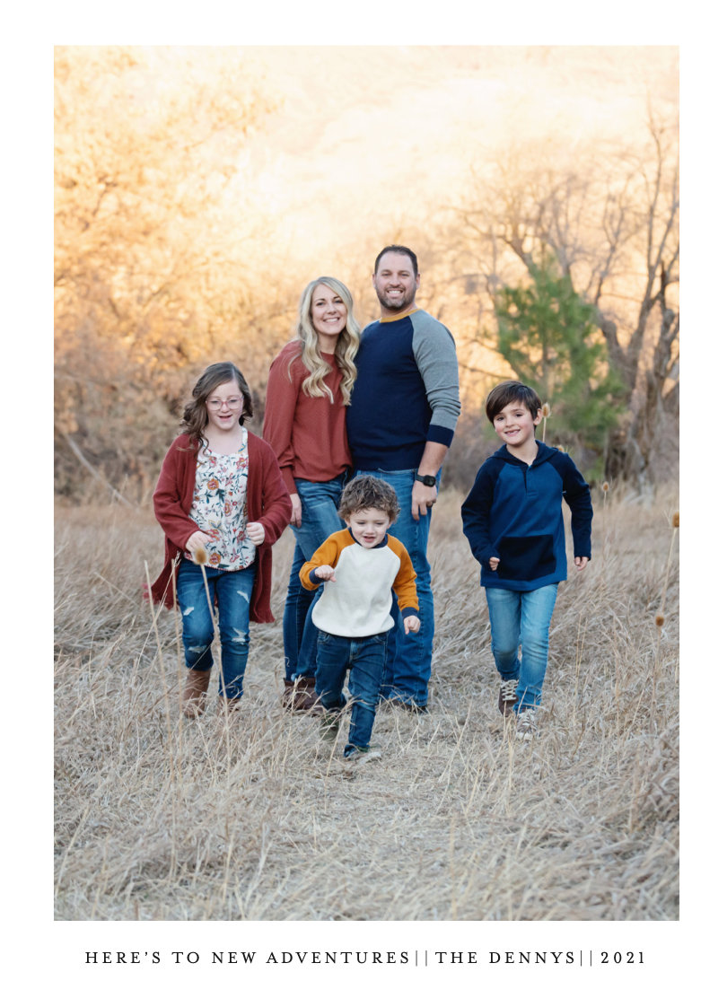 Holiday Card//New Adventures