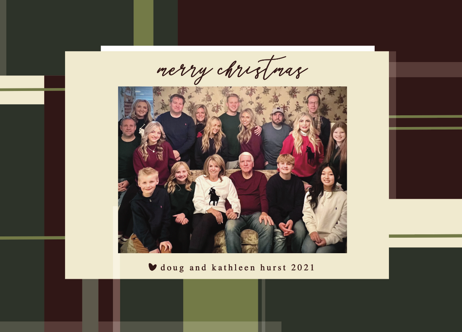Holiday Card//Christmas Bow