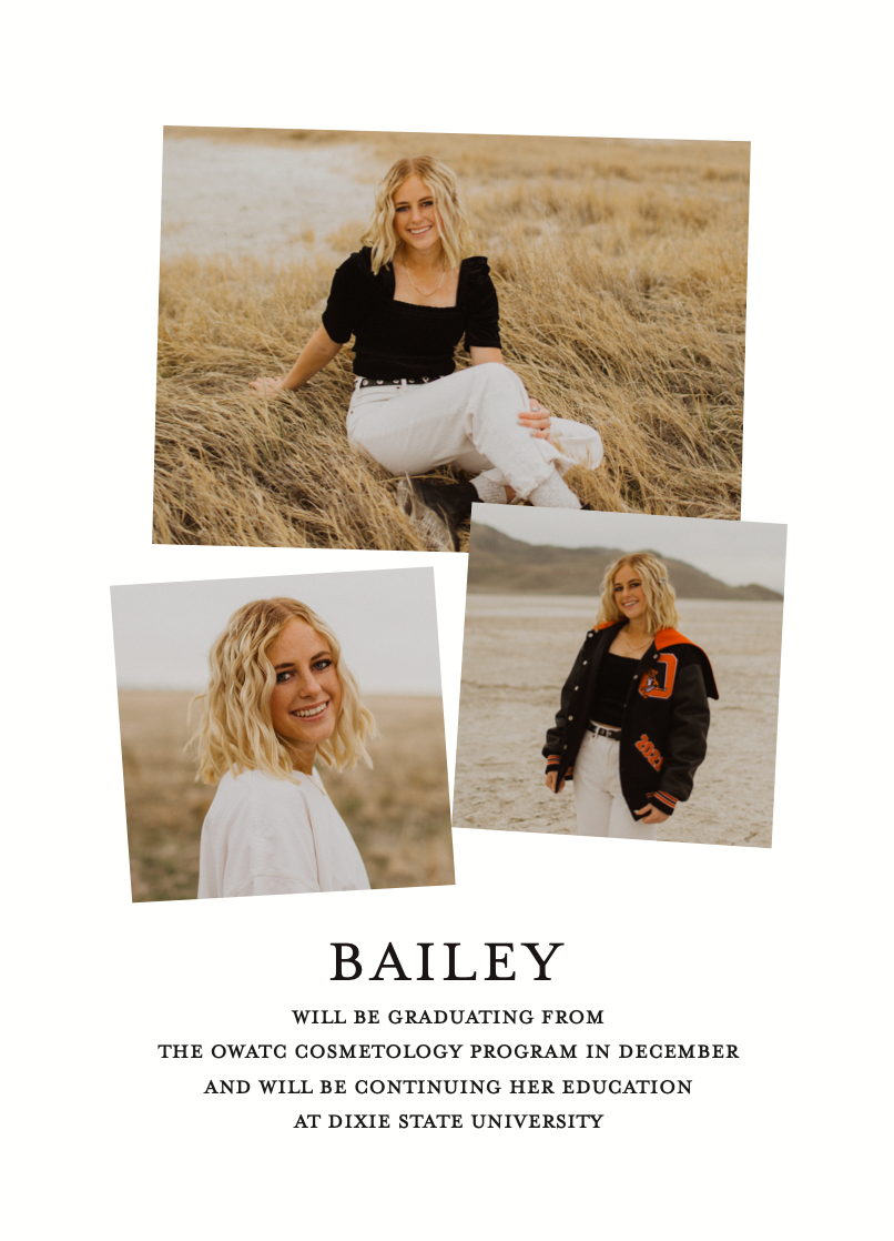 Graduation Card Back Examples Graduation Card Backs - Stone Mountain Press