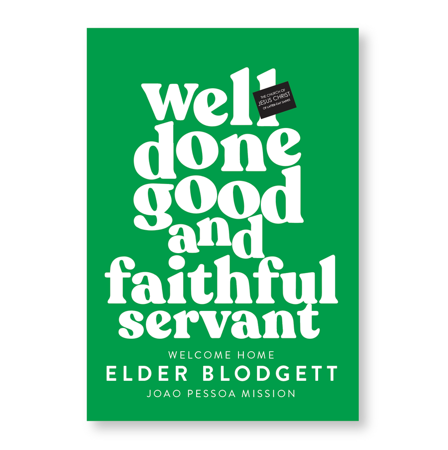 Elder Good & Faithful Missionary//Airport Poster