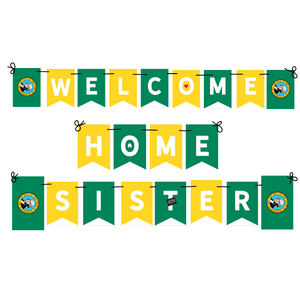 Sister Missionary Welcome Home//Bunting Banner