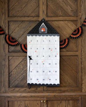 Countdown to Halloween Canvas Pocket Advent