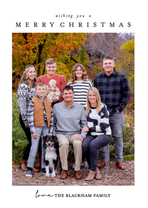 Holiday Card//Blackham Christmas