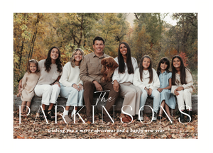 Holiday Card//Parkinson Christmas