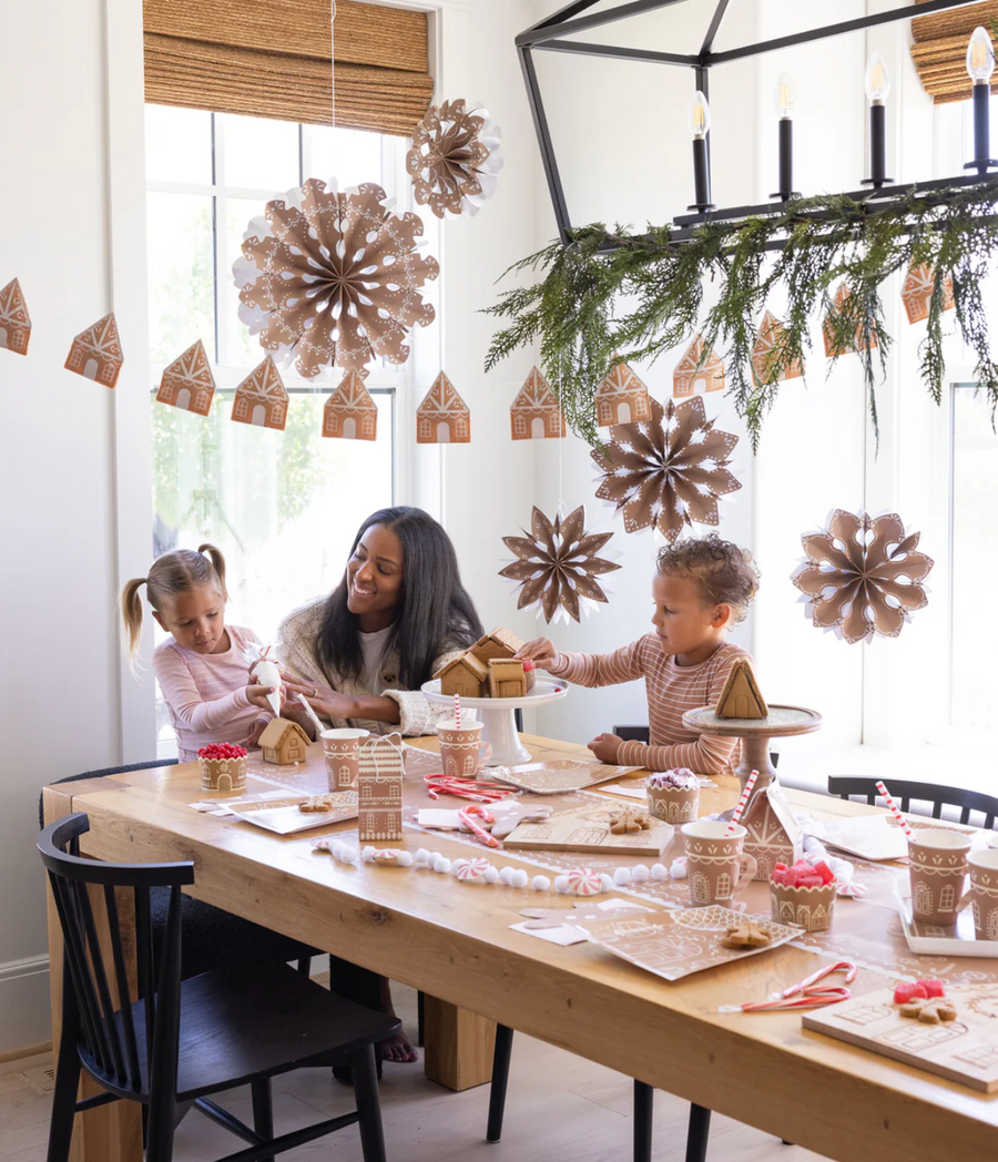 Gingerbread Felt Gingerbread House Banner