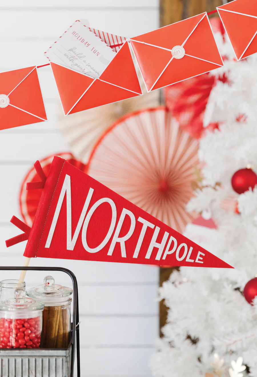 Believe North Pole Felt Banner