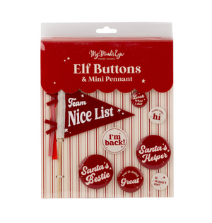 Elf Pennant and Buttons Set