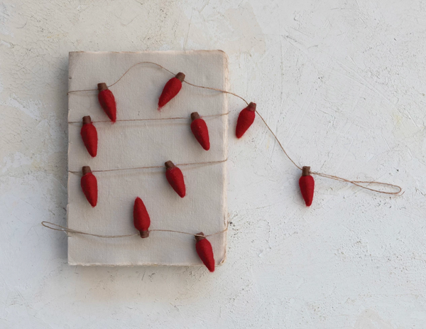 Wool Felt String Light Garland - Stone Mountain Press