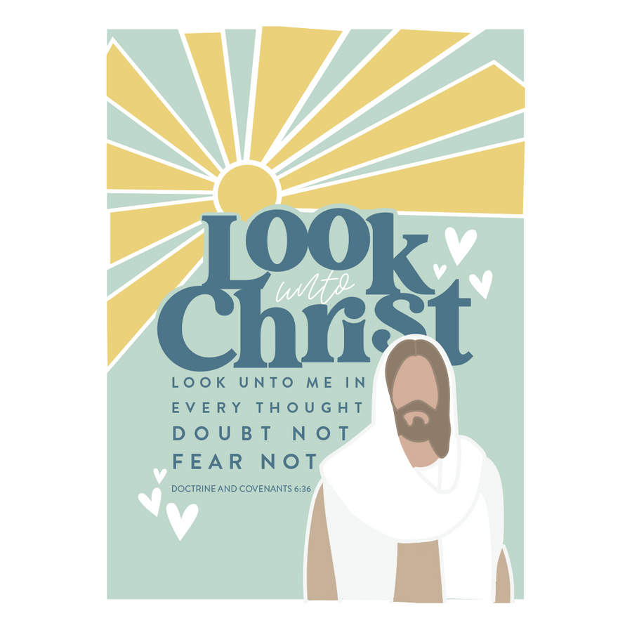 2025 Youth Theme/Look Unto Christ/Printable