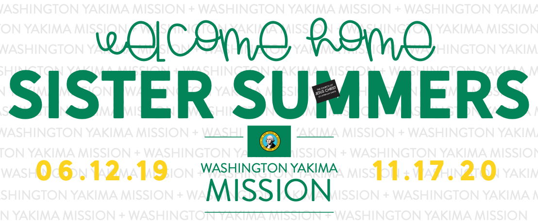 Sister Missionary Welcome Home Large Banner A