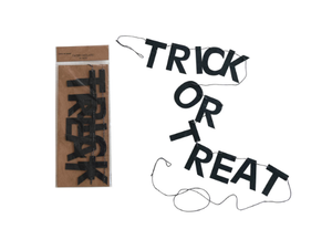 Trick or Treat Paper Banner