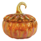 Recycled Glass Pumpkin Jar