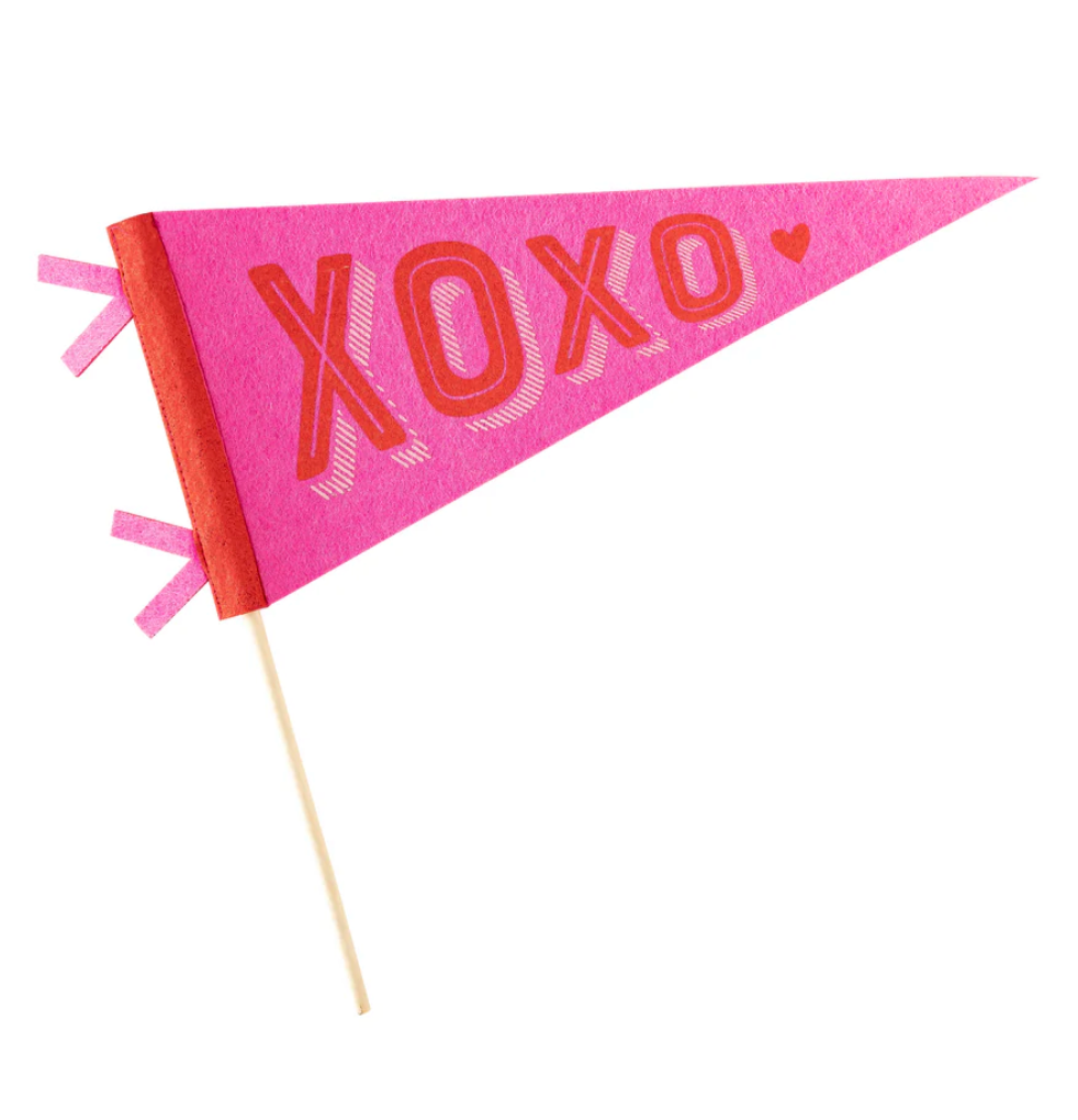 XOXO Felt Pennant Banner