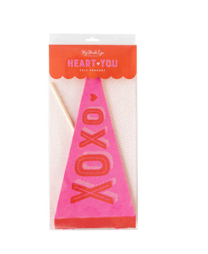 XOXO Felt Pennant Banner