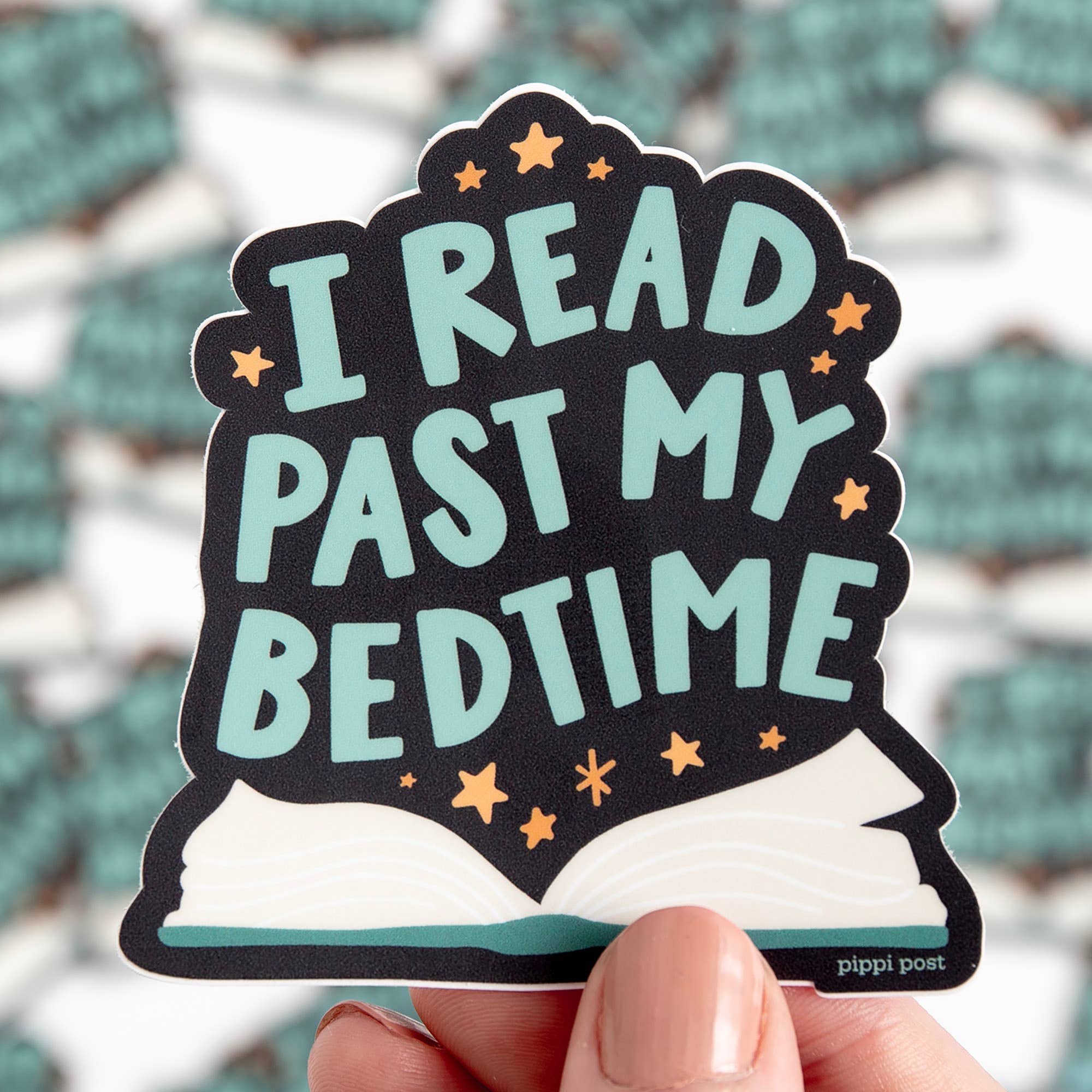 Bed Time Sticker Bedtime Reader Decal Sticker - Stone Mountain Press