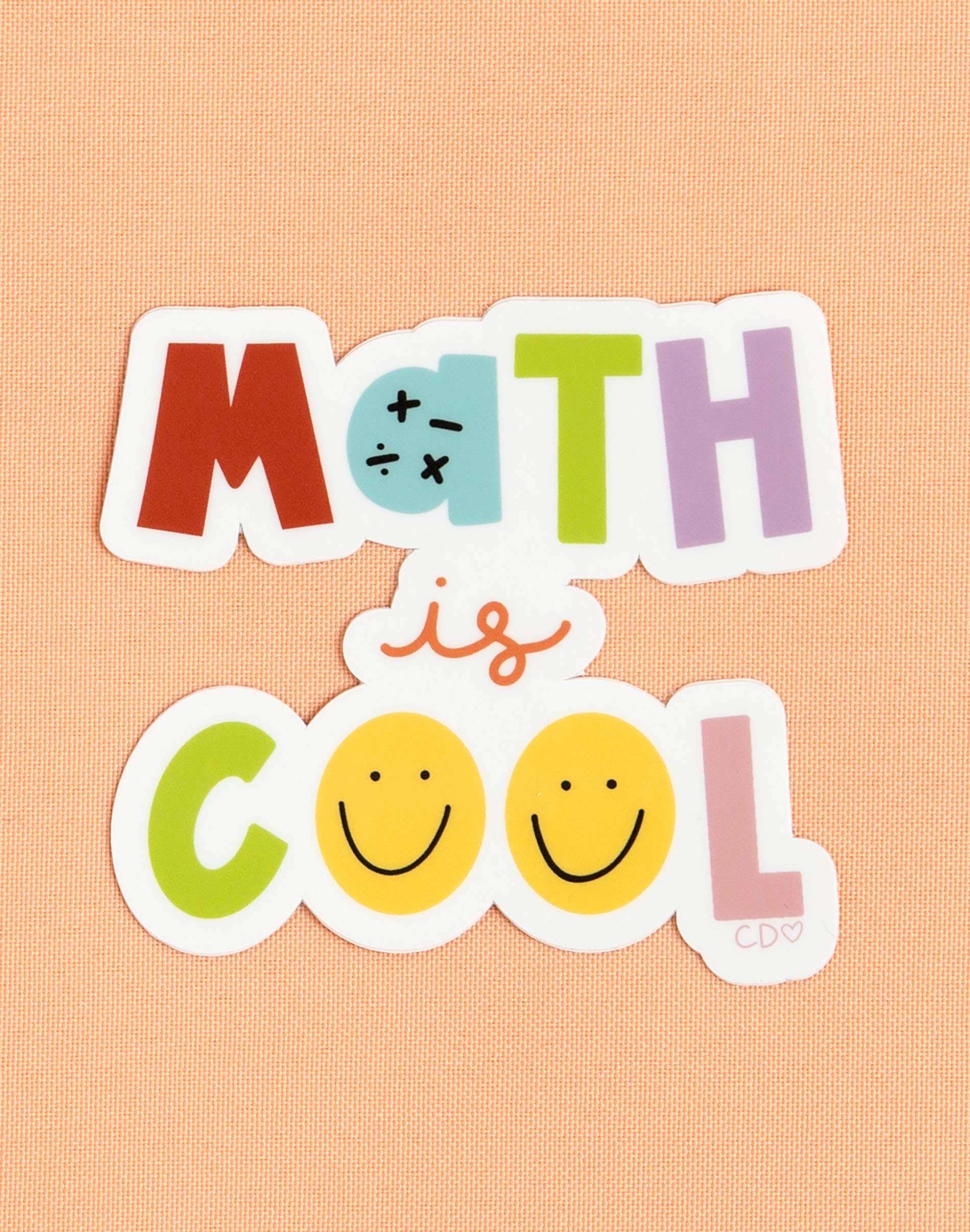 Math Is Cool Decal Sticker - Stone Mountain Press