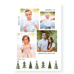Holiday Card Back//The Beus Family