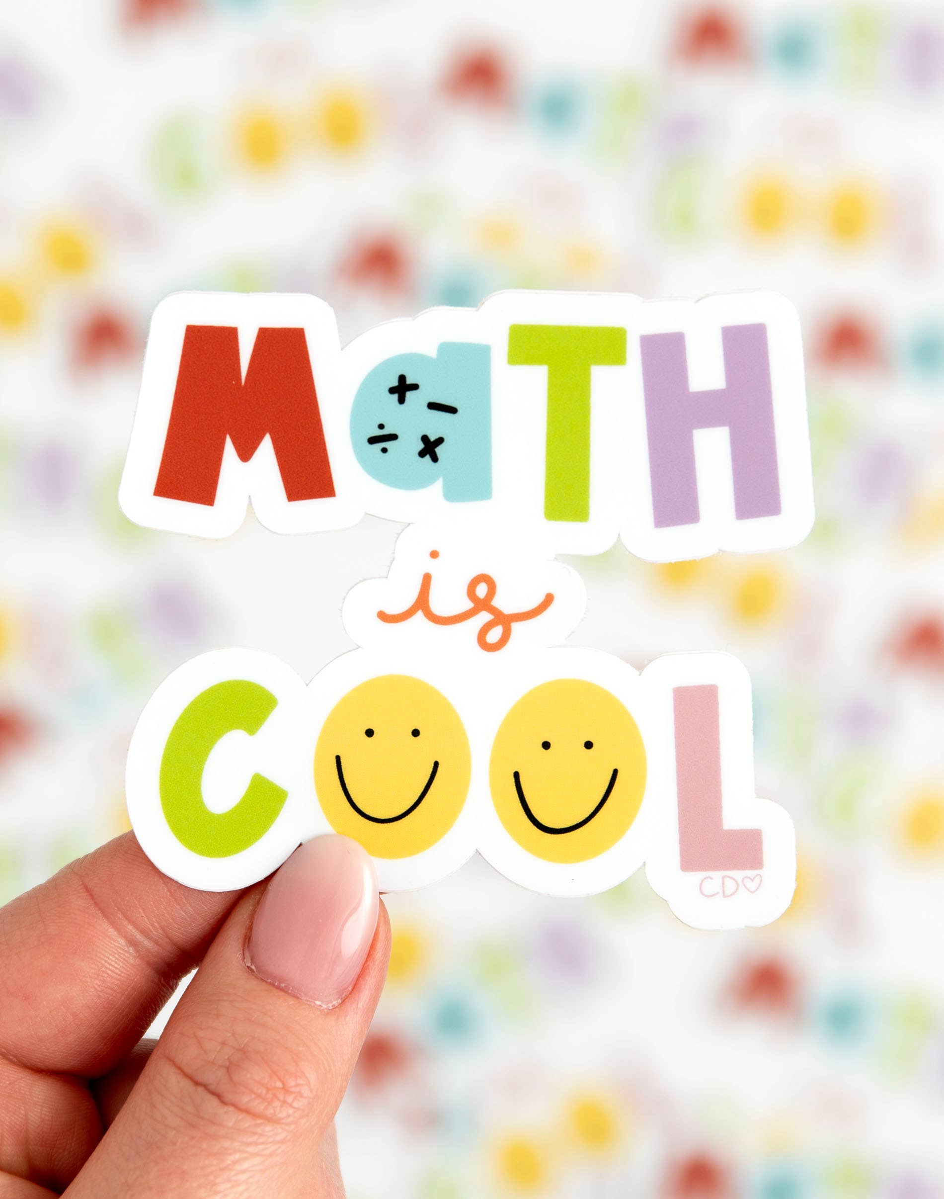 Math Is Cool Decal Sticker - Stone Mountain Press