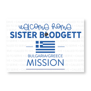 Sister Missionary Welcome Home C//Airport Poster