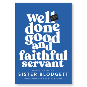 Sister Good & Faithful Missionary//Airport Poster