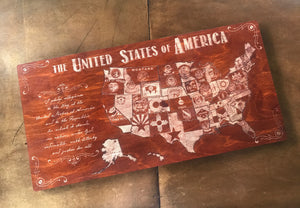 The United States Of America Wood Puzzle