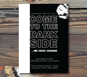 Party Invitations-Come to the Dark Side(Star Wars)