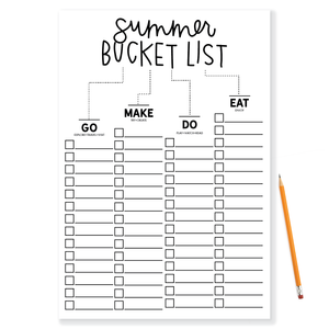 Posters-Summer Bucket List