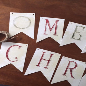 Bunting Banners-Merry Christmas