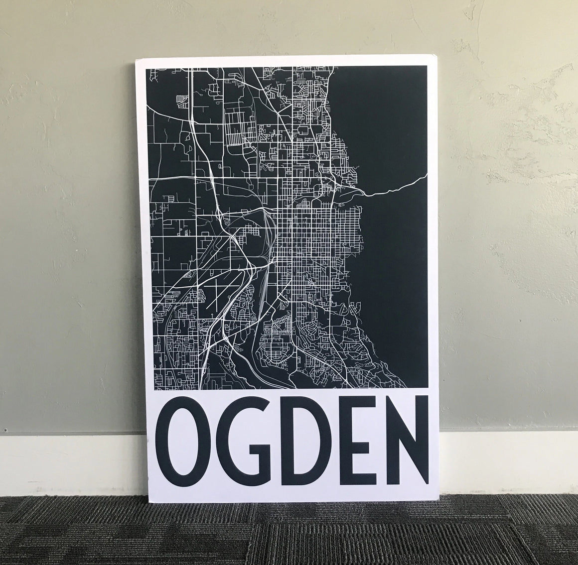 Ogden Street Map Print