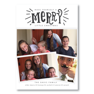 Holiday Card-Merry Little Christmas