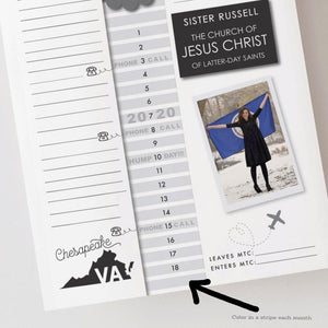 Poster-Missionary Countdown (Sister)