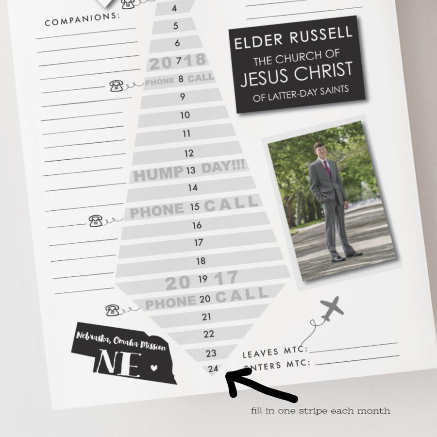 Poster-Missionary Countdown (Elder)