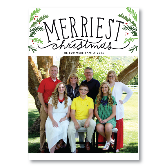 Holiday Card//Merriest Christmas