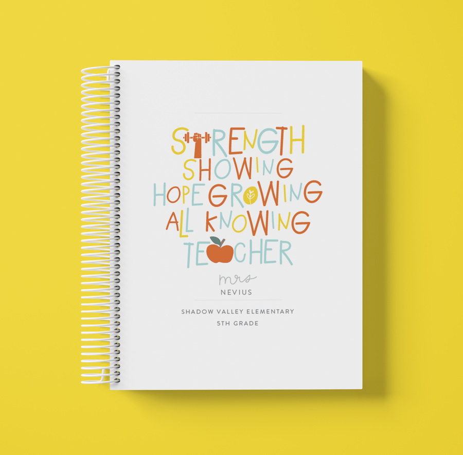 Teacher Planner-Quote