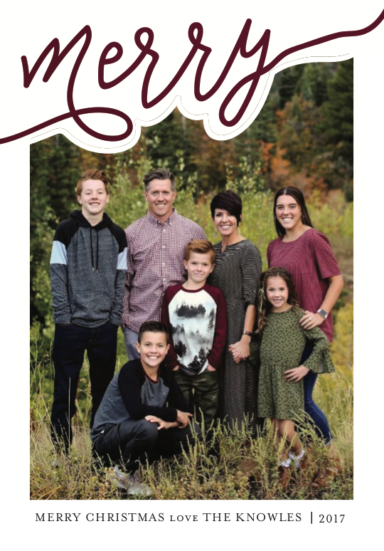 Holiday Card//MIstletoe