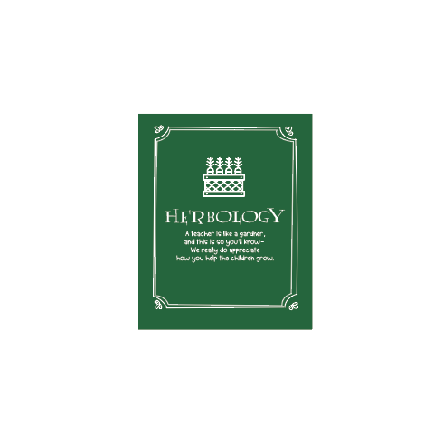 Treat Tags-Harry Potter(Herbology)