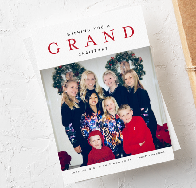 Holiday Card//Grand Christmas