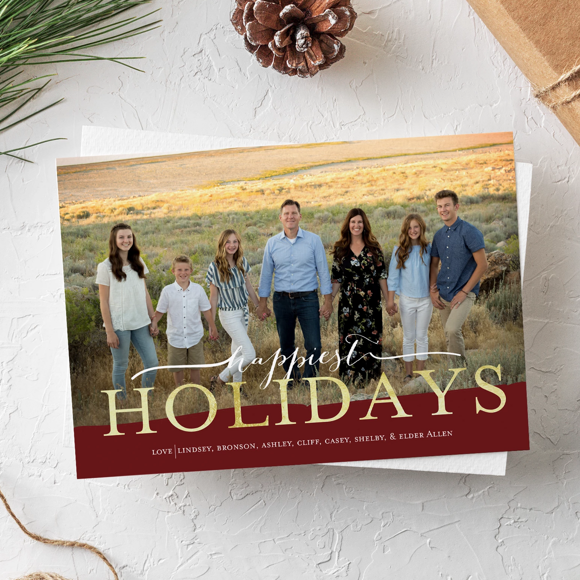 Holiday Card//Wonderful Christmastime