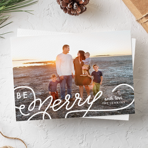 Holiday Card-Be Merry