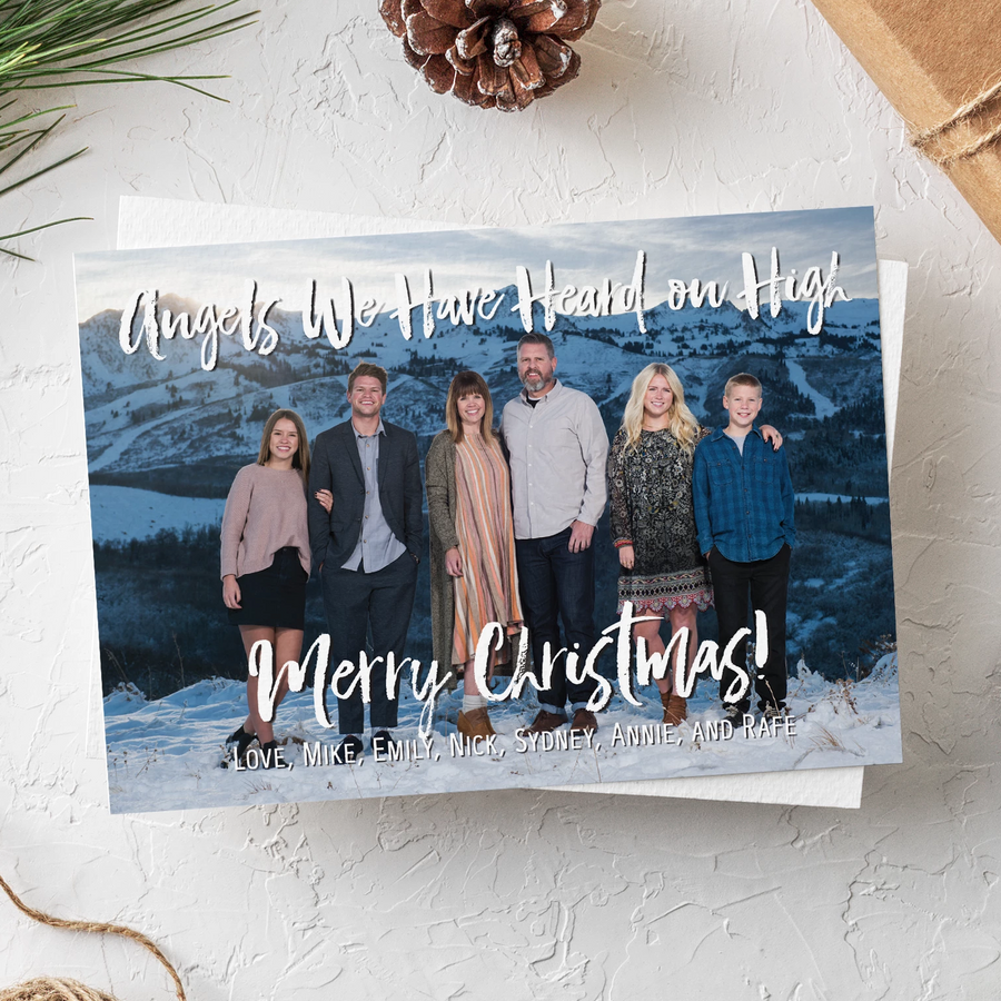 Holiday Card-Angels We Have Heard On High