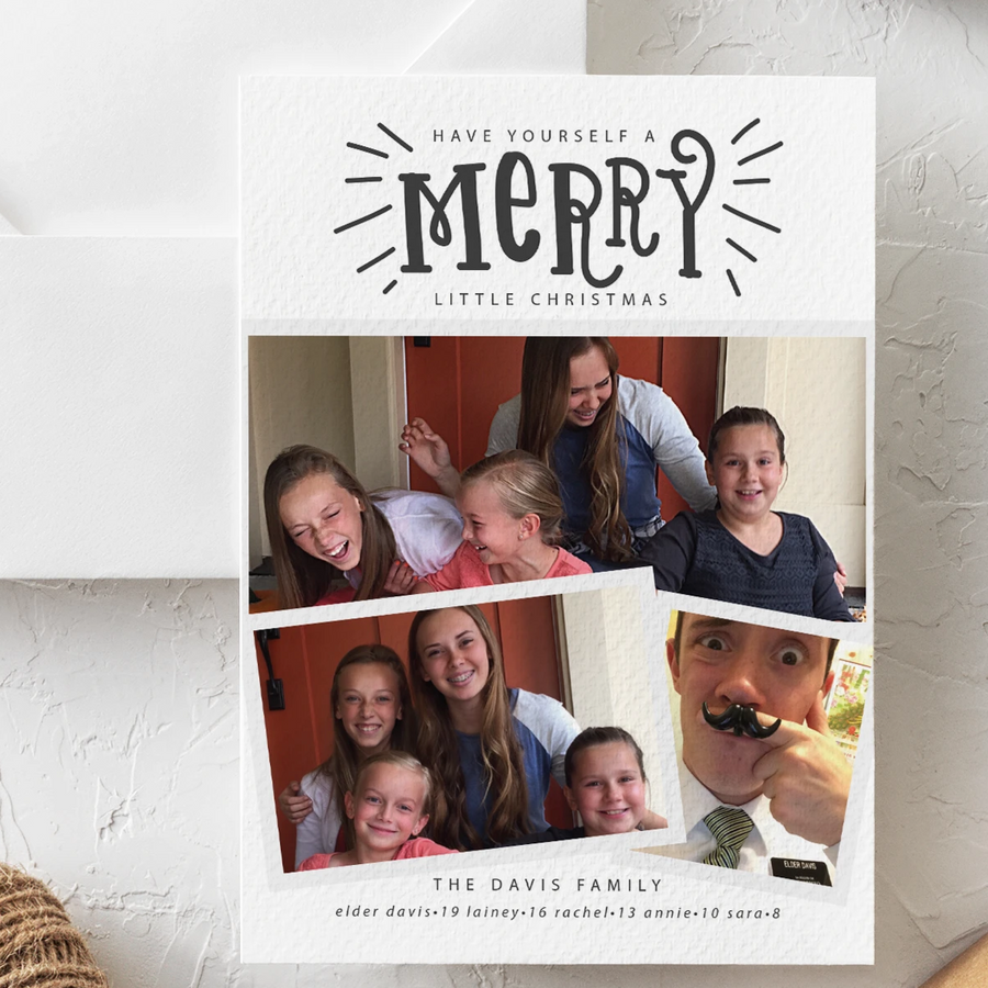 Holiday Card//Holly Jolly Christmas