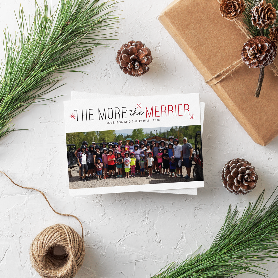 Holiday Card//The More the Merrier